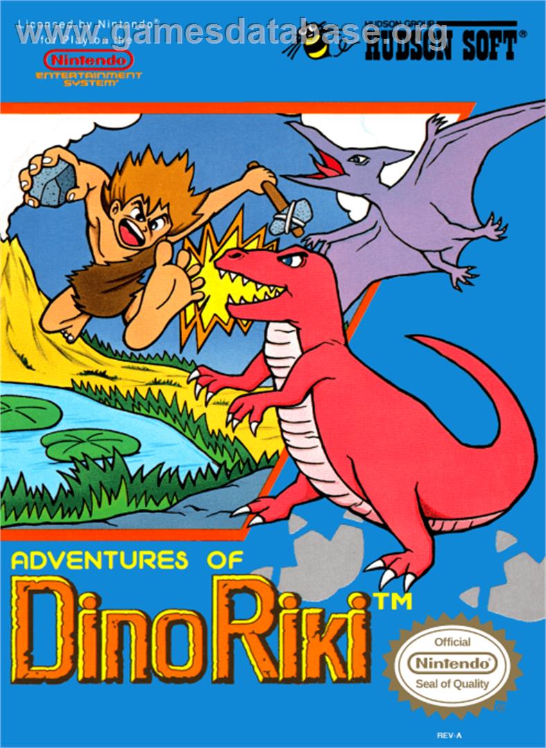 Adventures of Dino-Riki - Nintendo NES - Artwork - Box