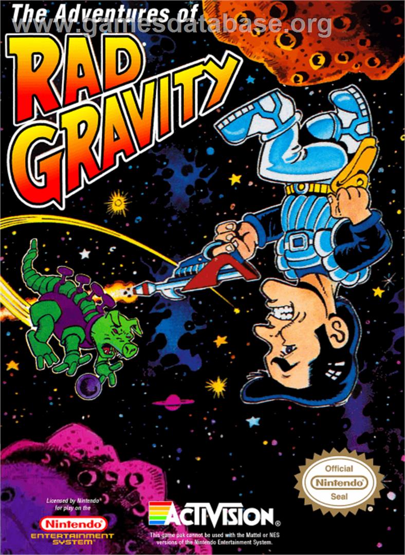 Adventures of Rad Gravity - Nintendo NES - Artwork - Box
