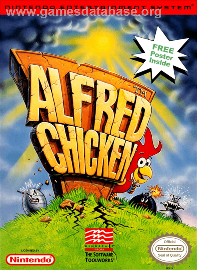 Alfred Chicken - Nintendo NES - Artwork - Box