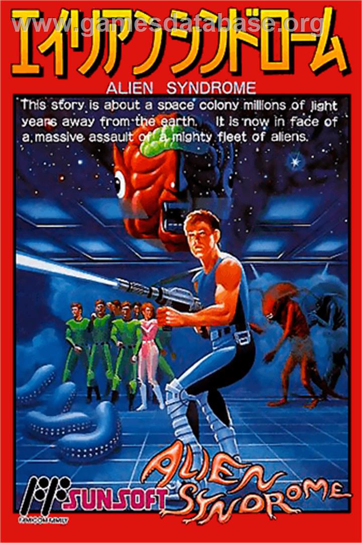 Alien Syndrome - Nintendo NES - Artwork - Box