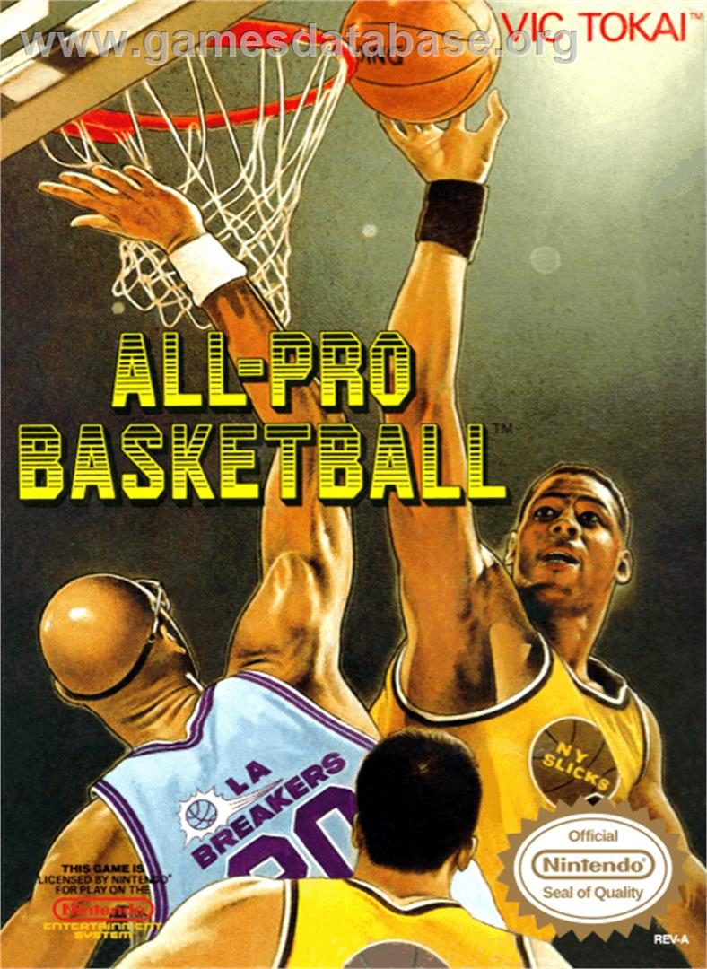All-Pro Basketball - Nintendo NES - Artwork - Box