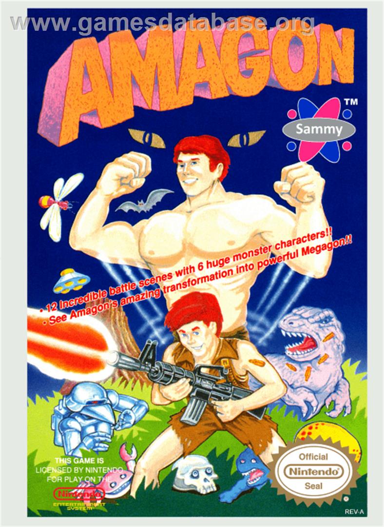 Amagon - Nintendo NES - Artwork - Box