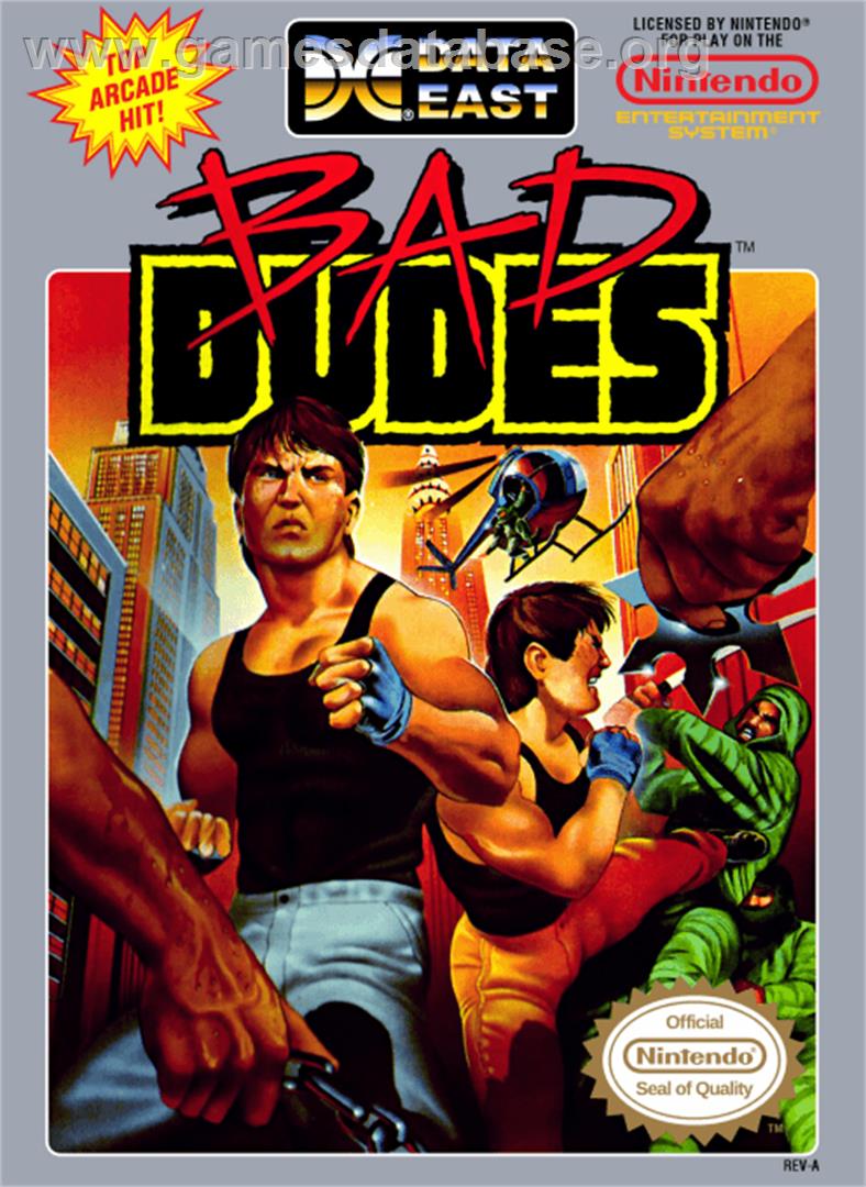 Bad Dudes - Nintendo NES - Artwork - Box