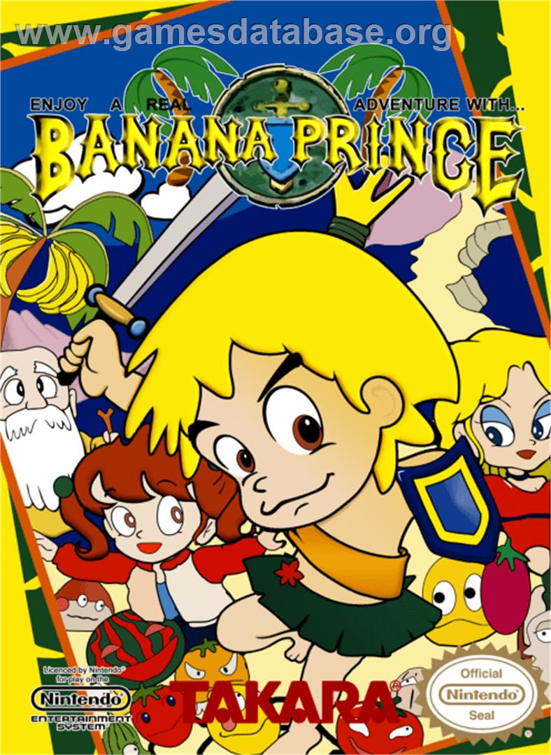 Banana Prince - Nintendo NES - Artwork - Box