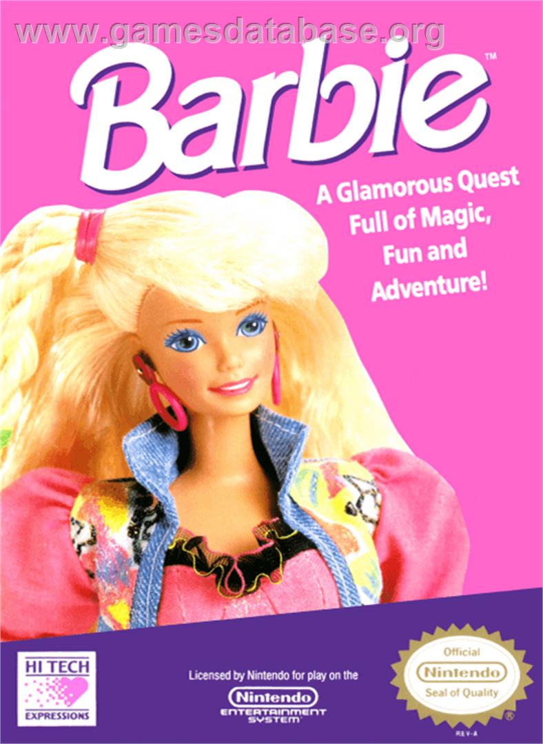 Barbie - Nintendo NES - Artwork - Box