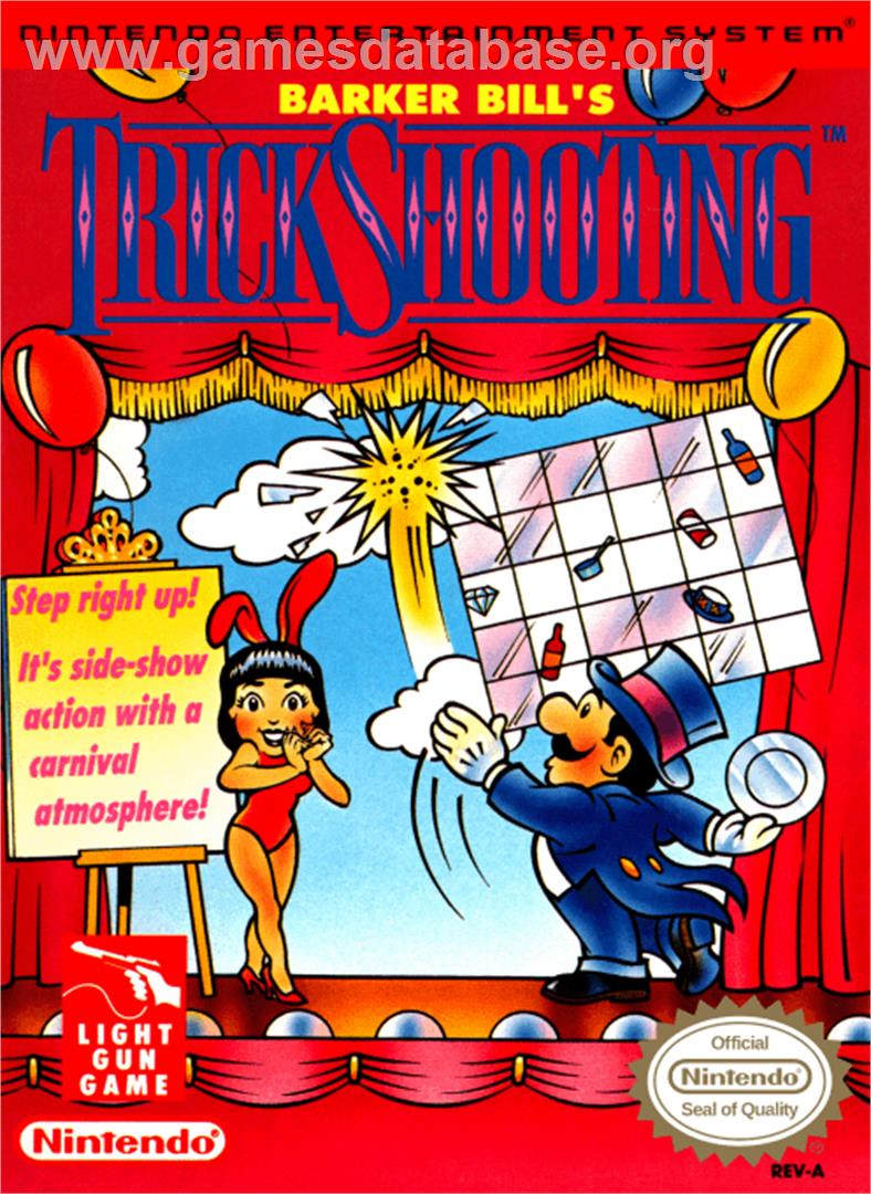 Barker Bill's Trick Shooting - Nintendo NES - Artwork - Box
