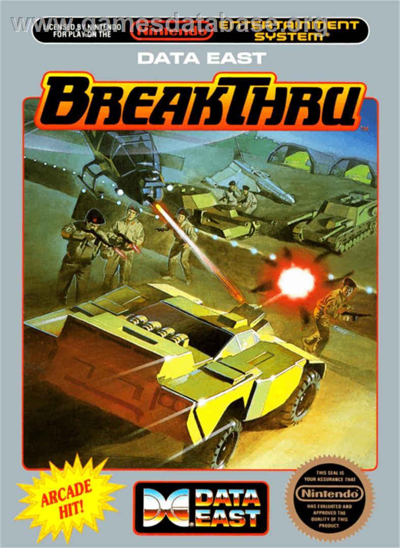 Break Thru - Nintendo NES - Artwork - Box