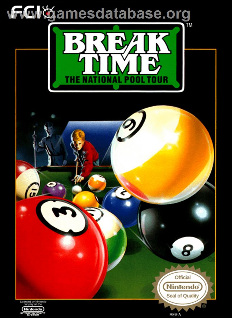 Break Time: The National Pool Tour - Nintendo NES - Artwork - Box