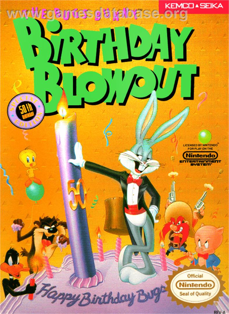 Bugs Bunny Birthday Blowout - Nintendo NES - Artwork - Box