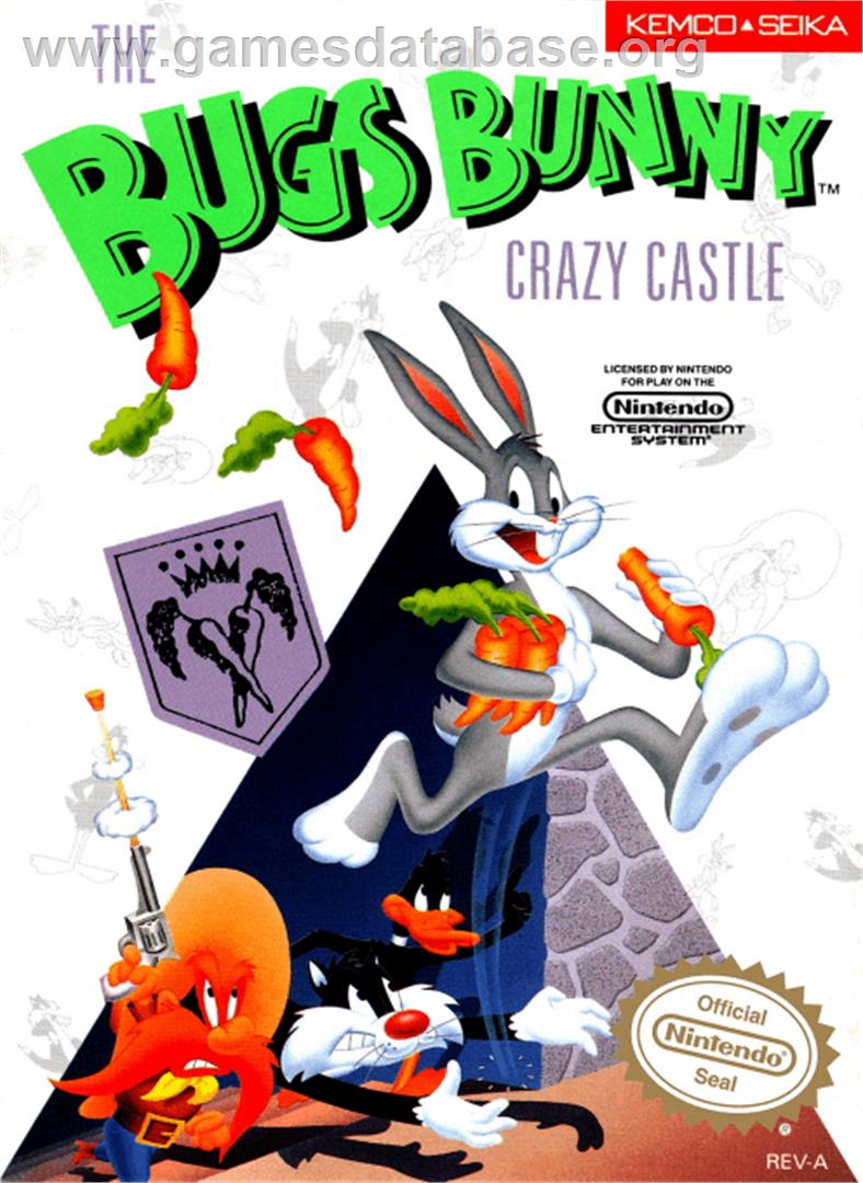 Bugs Bunny Crazy Castle - Nintendo NES - Artwork - Box