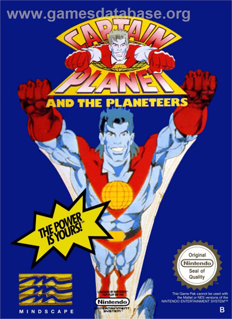 Captain Planet and the Planeteers - Nintendo NES - Artwork - Box