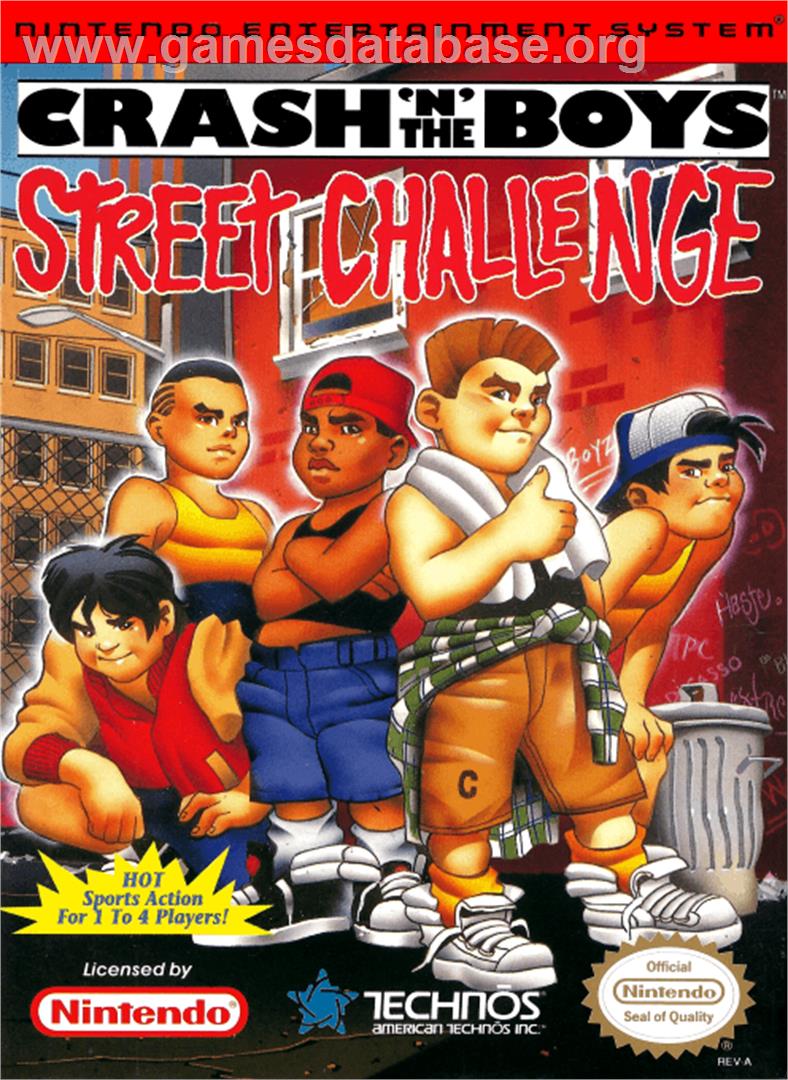 Crash 'N the Boys: Street Challenge - Nintendo NES - Artwork - Box