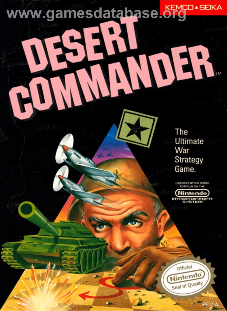 Desert Commander - Nintendo NES - Artwork - Box