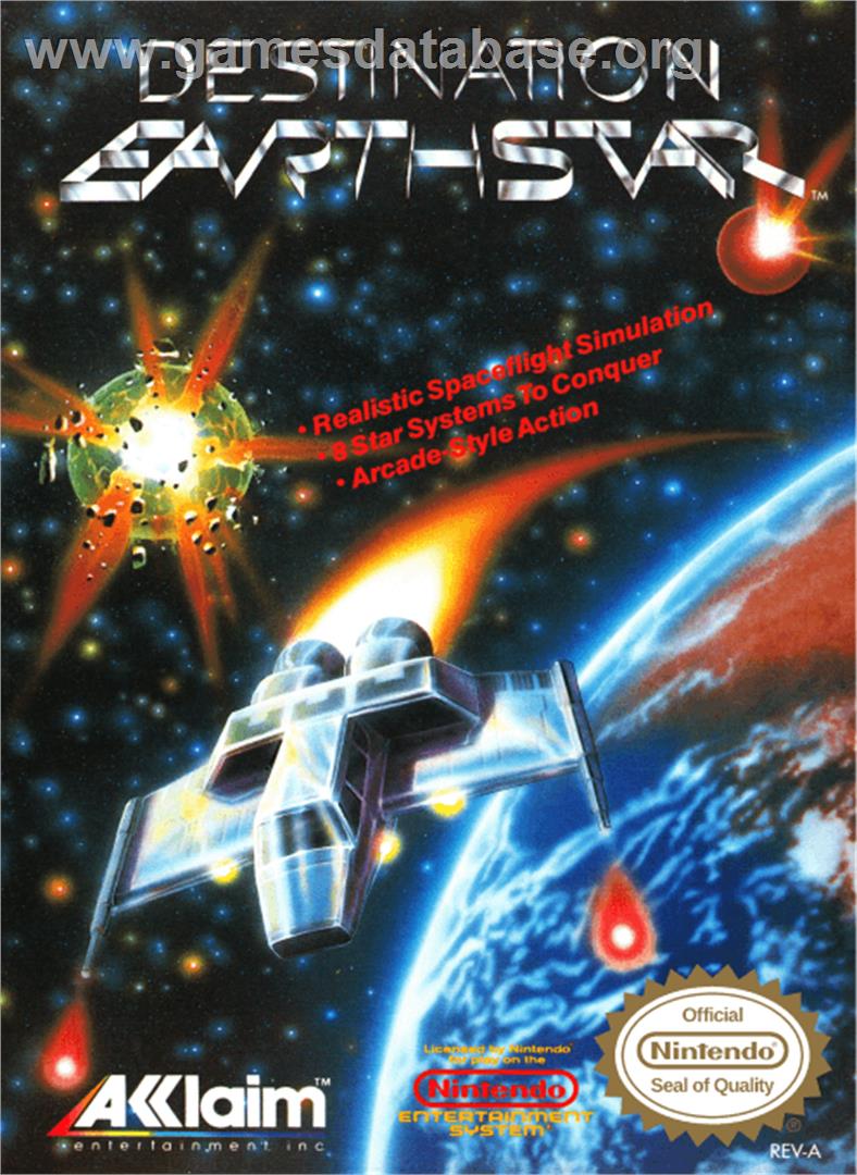 Destination Earthstar - Nintendo NES - Artwork - Box