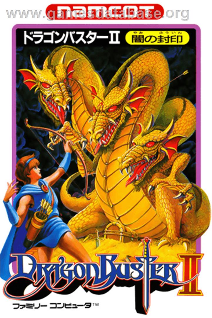 Dragon Buster II: Yami no Fuuin - Nintendo NES - Artwork - Box