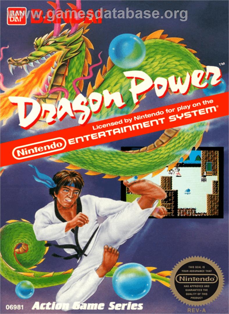Dragon Power - Nintendo NES - Artwork - Box