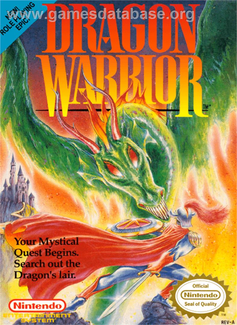 Dragon Warrior - Nintendo NES - Artwork - Box