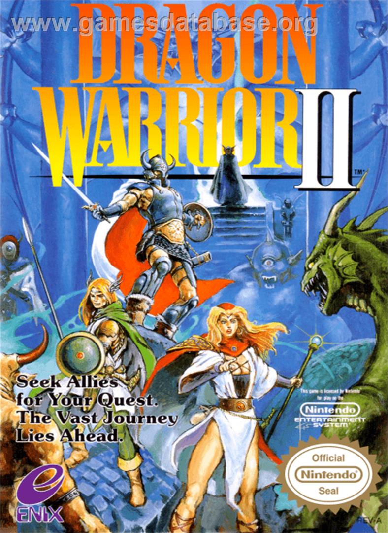 Dragon Warrior 2 - Nintendo NES - Artwork - Box