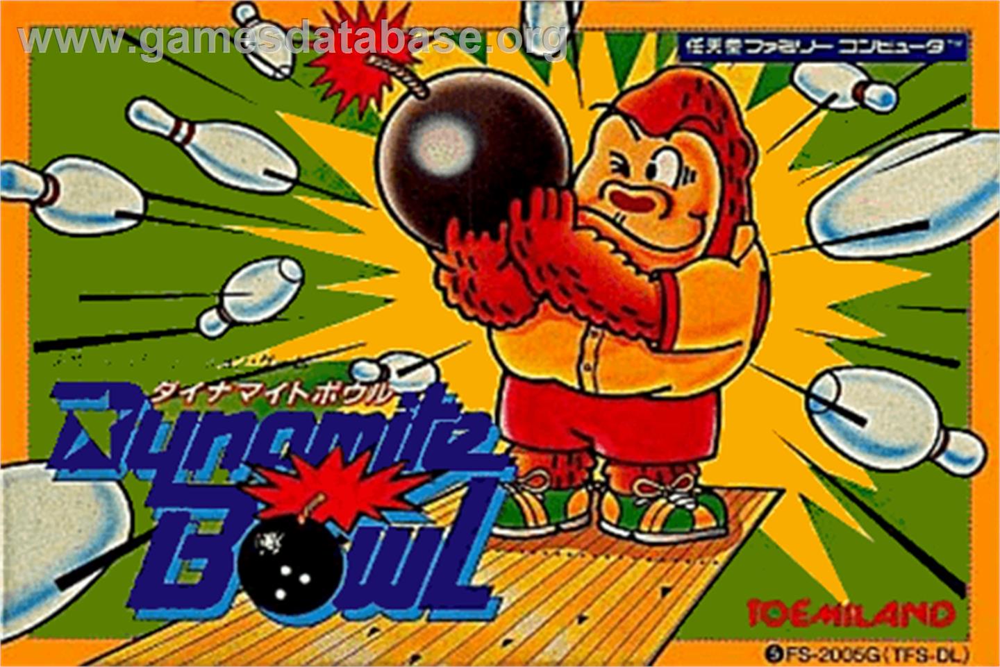 Dynamite Bowl - Nintendo NES - Artwork - Box