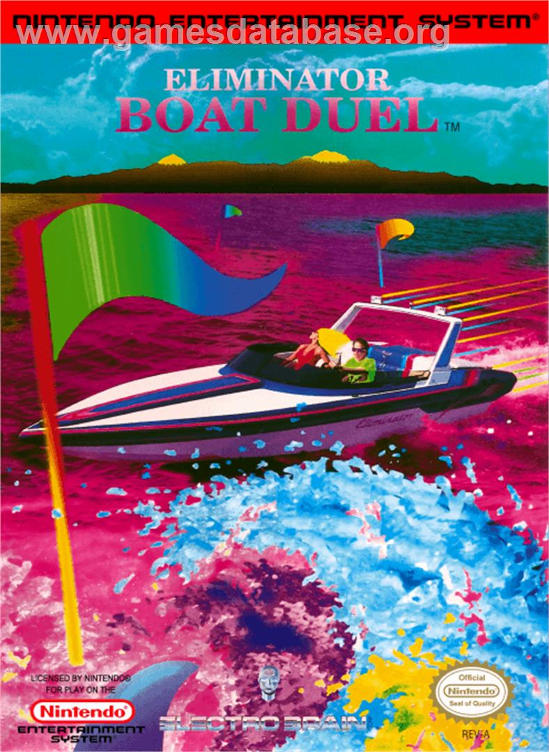 Eliminator Boat Duel - Nintendo NES - Artwork - Box