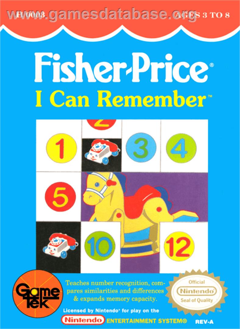 Fisher-Price: I Can Remember - Nintendo NES - Artwork - Box