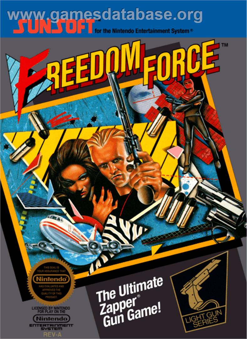 Freedom Force - Nintendo NES - Artwork - Box
