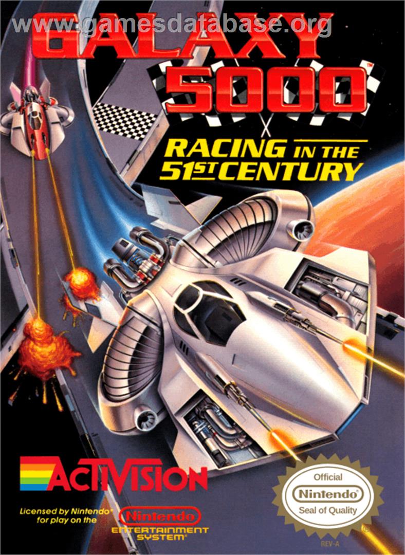 Galaxy 5000: Racing in the 51st Century - Nintendo NES - Artwork - Box