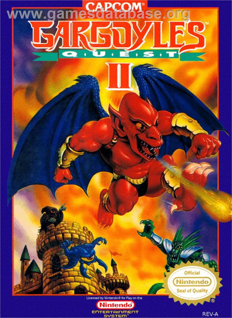 Gargoyle's Quest II: The Demon Darkness - Nintendo NES - Artwork - Box
