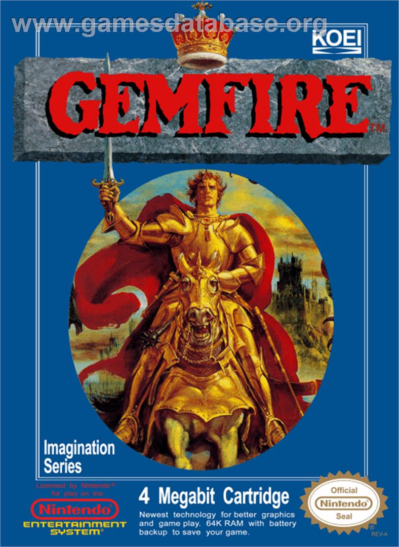 Gemfire - Nintendo NES - Artwork - Box