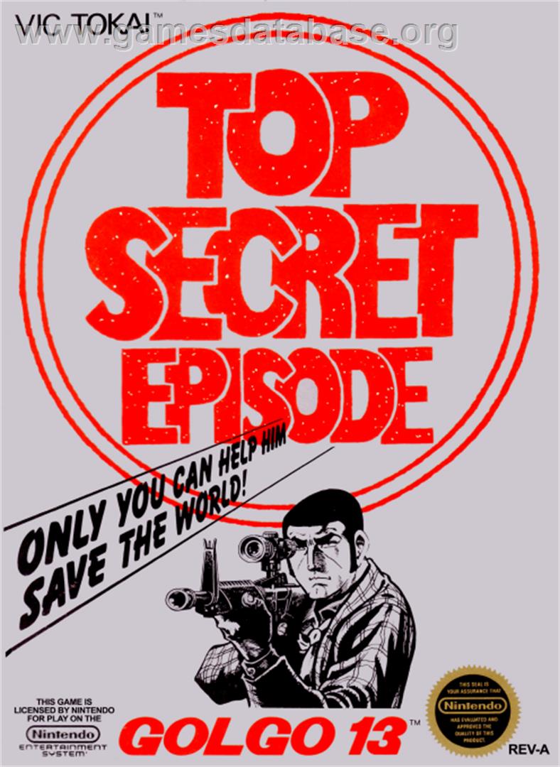 Golgo 13: Top Secret Episode - Nintendo NES - Artwork - Box