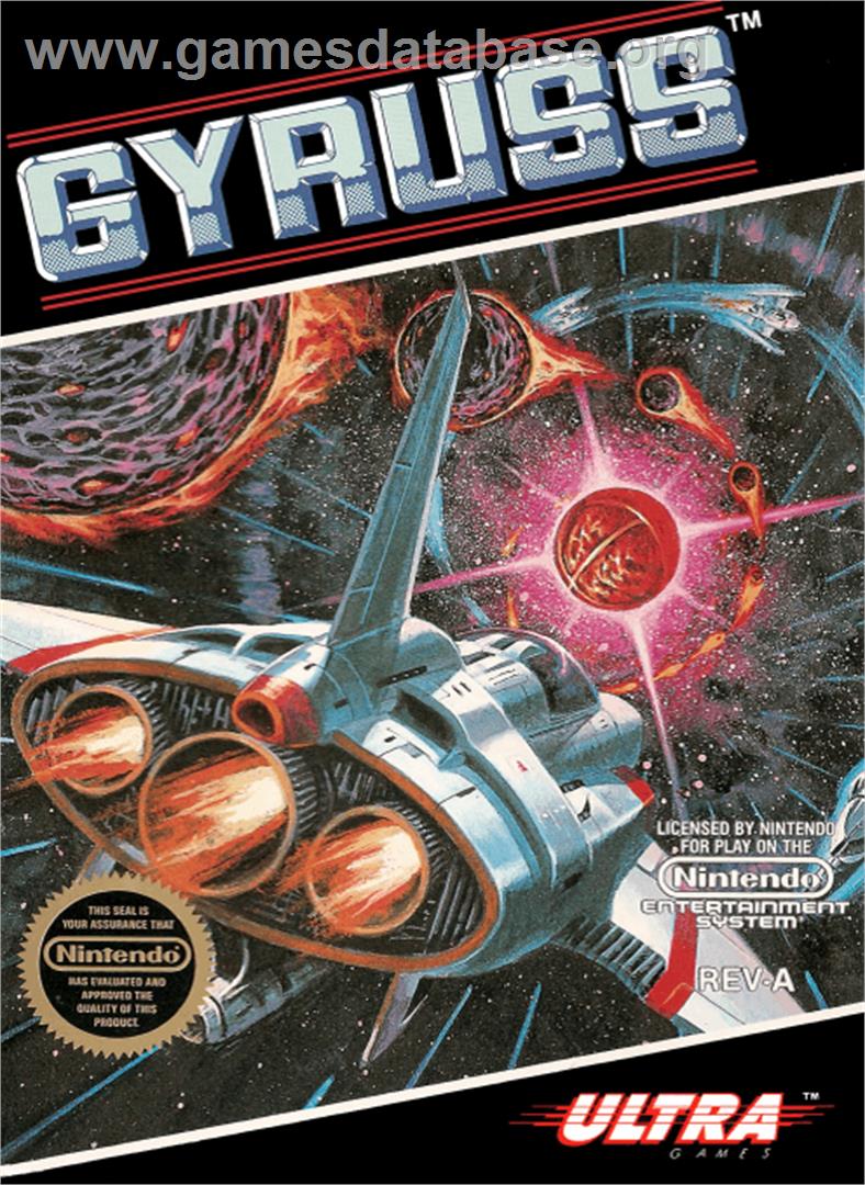 Gyruss - Nintendo NES - Artwork - Box