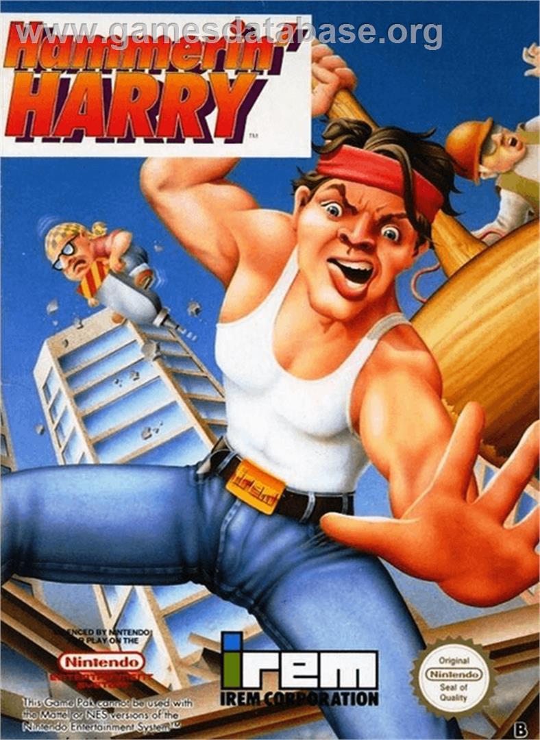 Hammerin' Harry - Nintendo NES - Artwork - Box