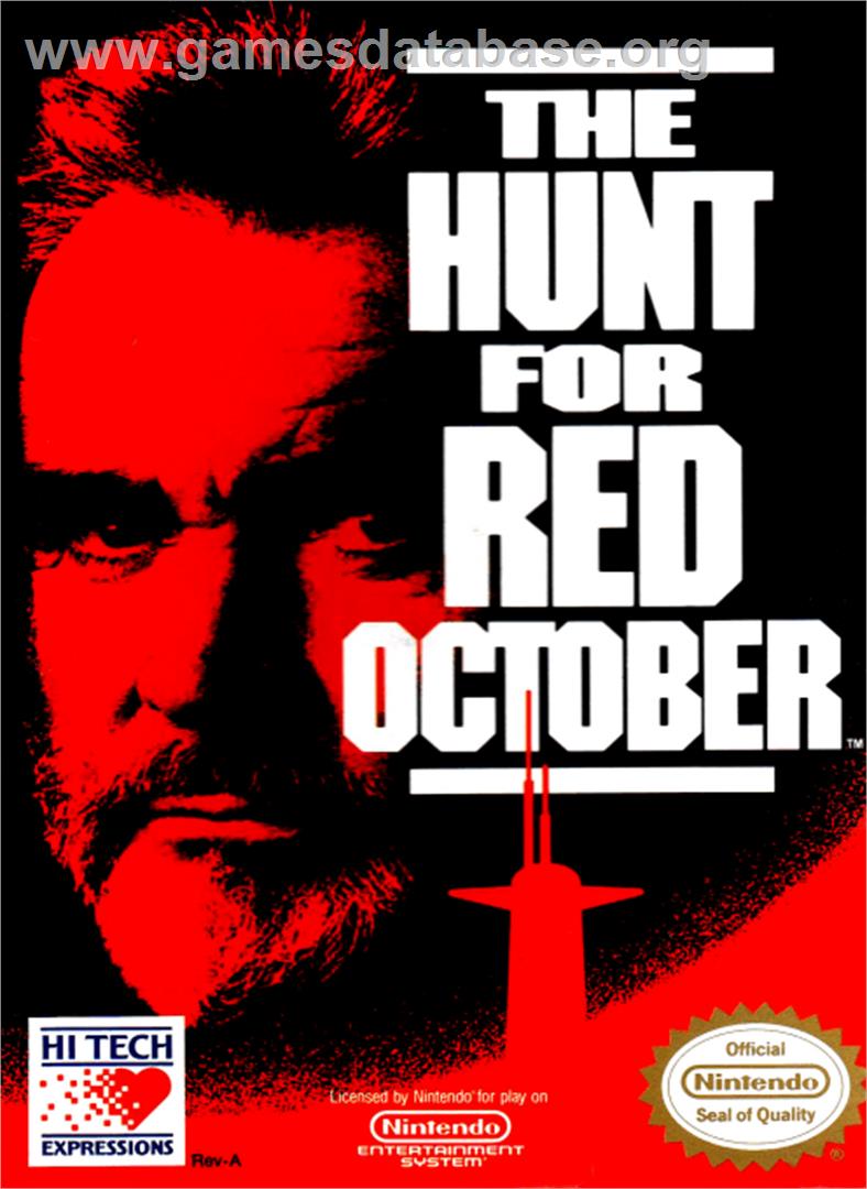 Hunt for Red October - Nintendo NES - Artwork - Box