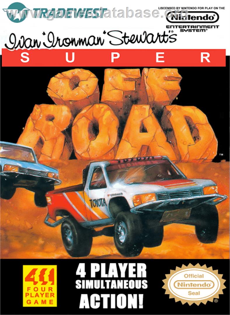 Ironman Ivan Stewart's Super Off-Road - Nintendo NES - Artwork - Box