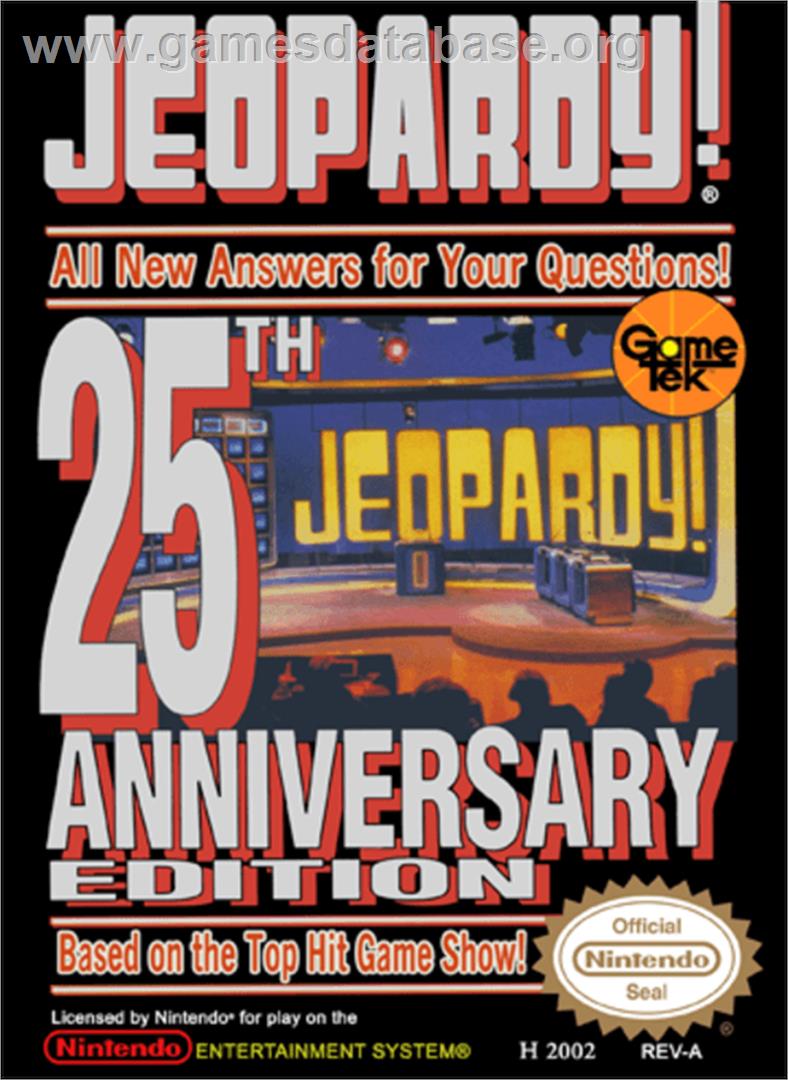 Jeopardy! 25th Anniversary Edition - Nintendo NES - Artwork - Box