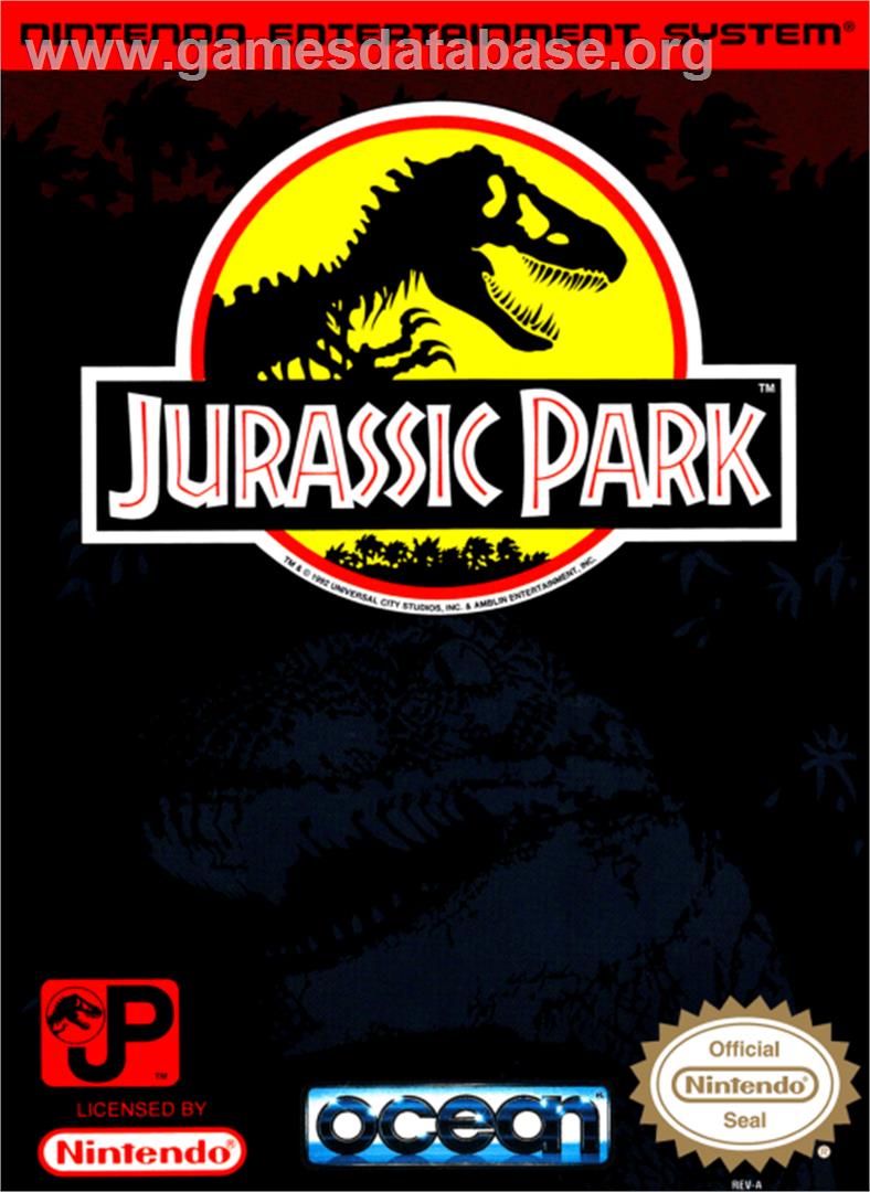 Jurassic Park - Nintendo NES - Artwork - Box
