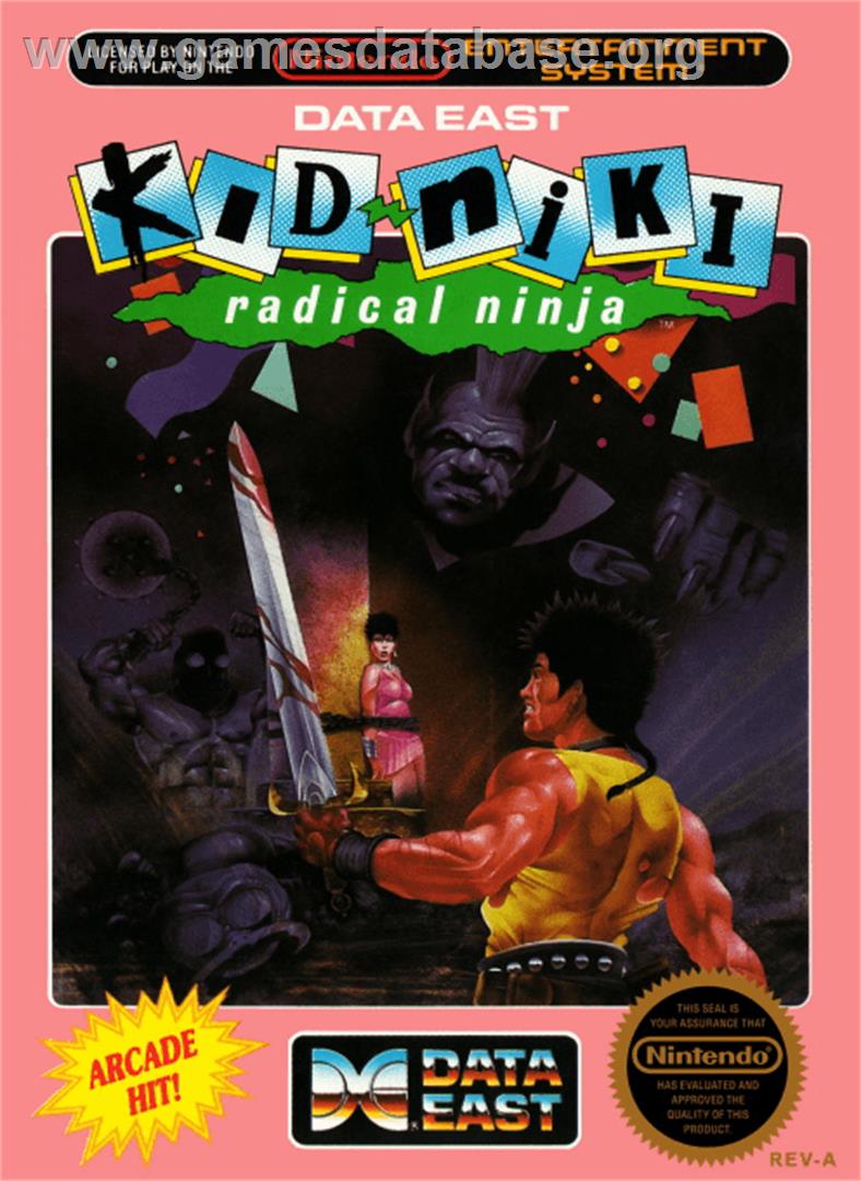 Kid Niki - Radical Ninja - Nintendo NES - Artwork - Box