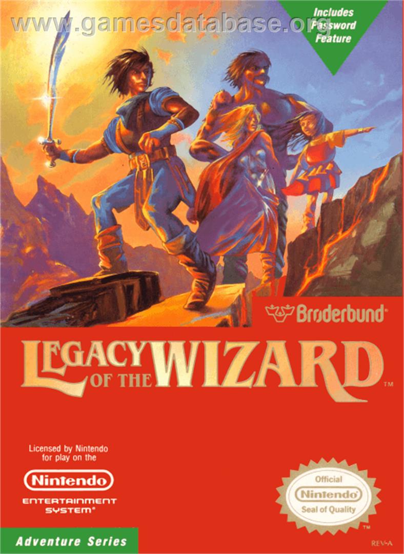 Legacy of the Wizard - Nintendo NES - Artwork - Box