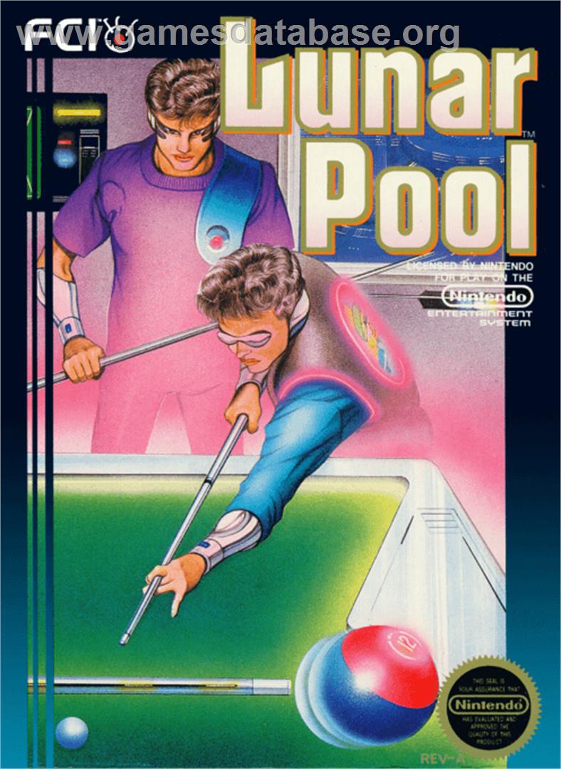 Lunar Pool - Nintendo NES - Artwork - Box