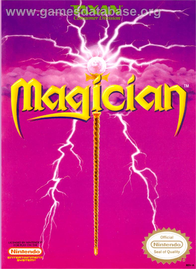 Magician - Nintendo NES - Artwork - Box