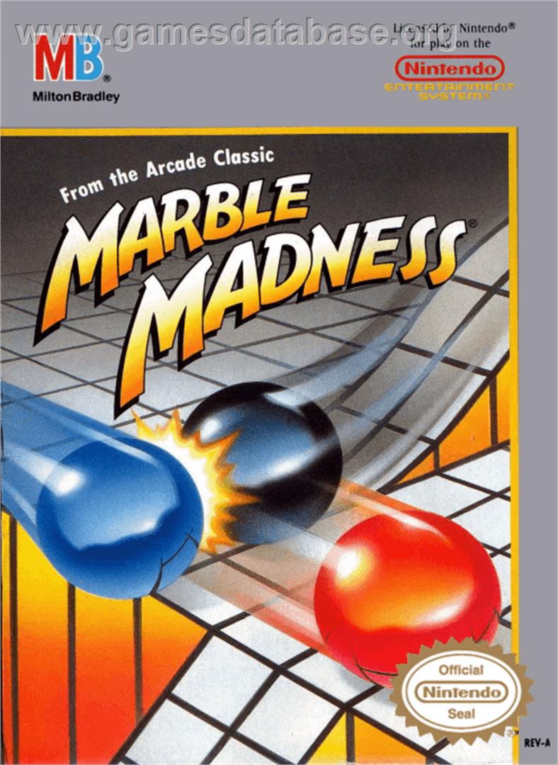 Marble Madness - Nintendo NES - Artwork - Box