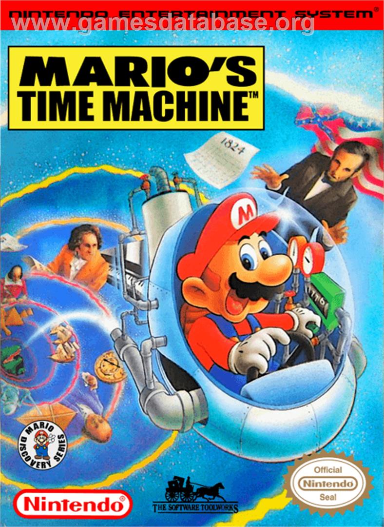 Mario's Time Machine - Nintendo NES - Artwork - Box