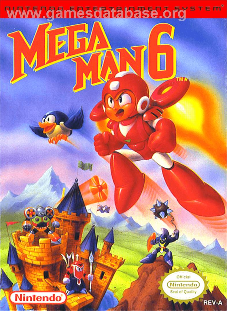 Mega Man 6 - Nintendo NES - Artwork - Box