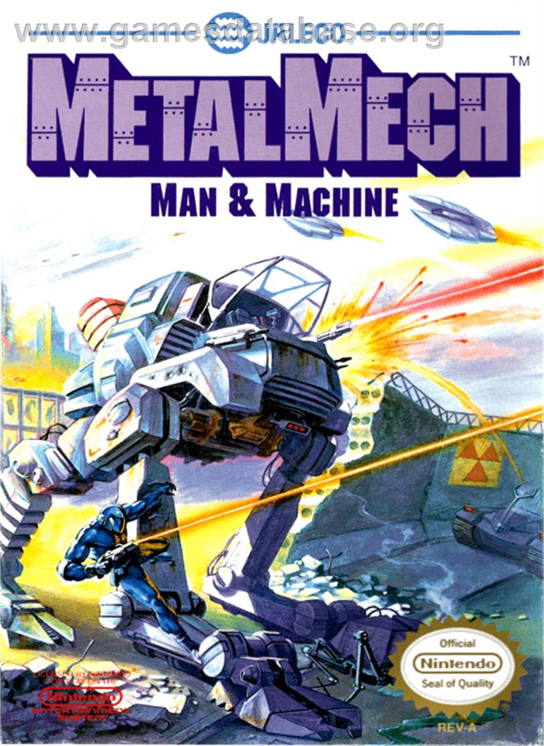 MetalMech: Man & Machine - Nintendo NES - Artwork - Box