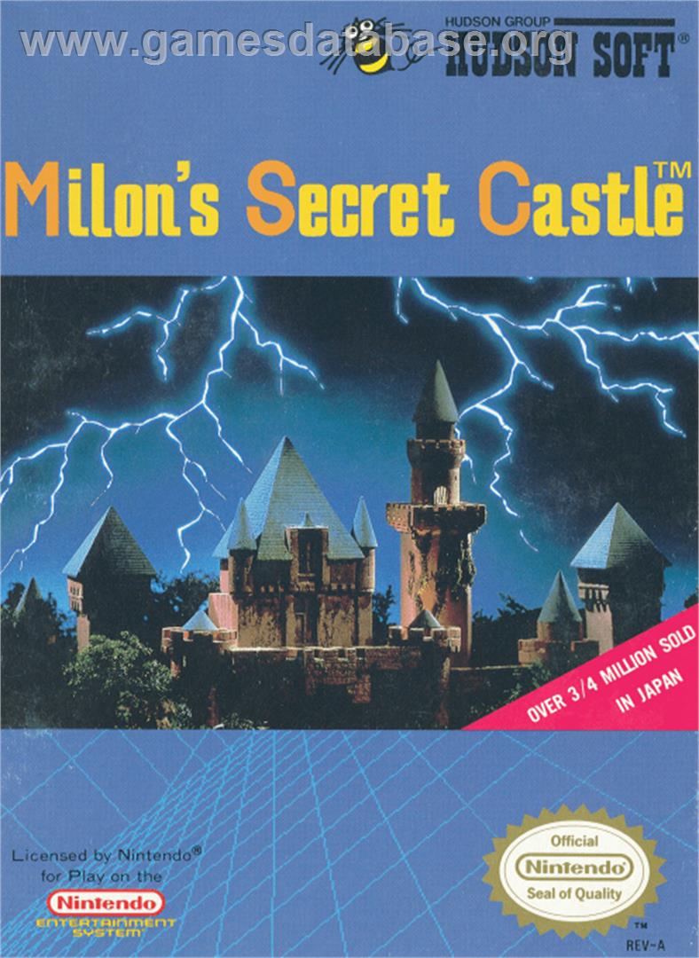 Milon's Secret Castle - Nintendo NES - Artwork - Box