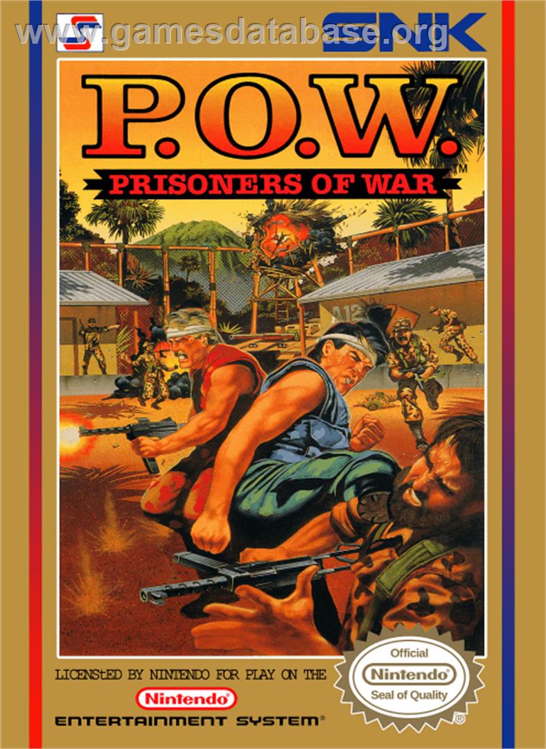P.O.W. - Prisoners of War - Nintendo NES - Artwork - Box