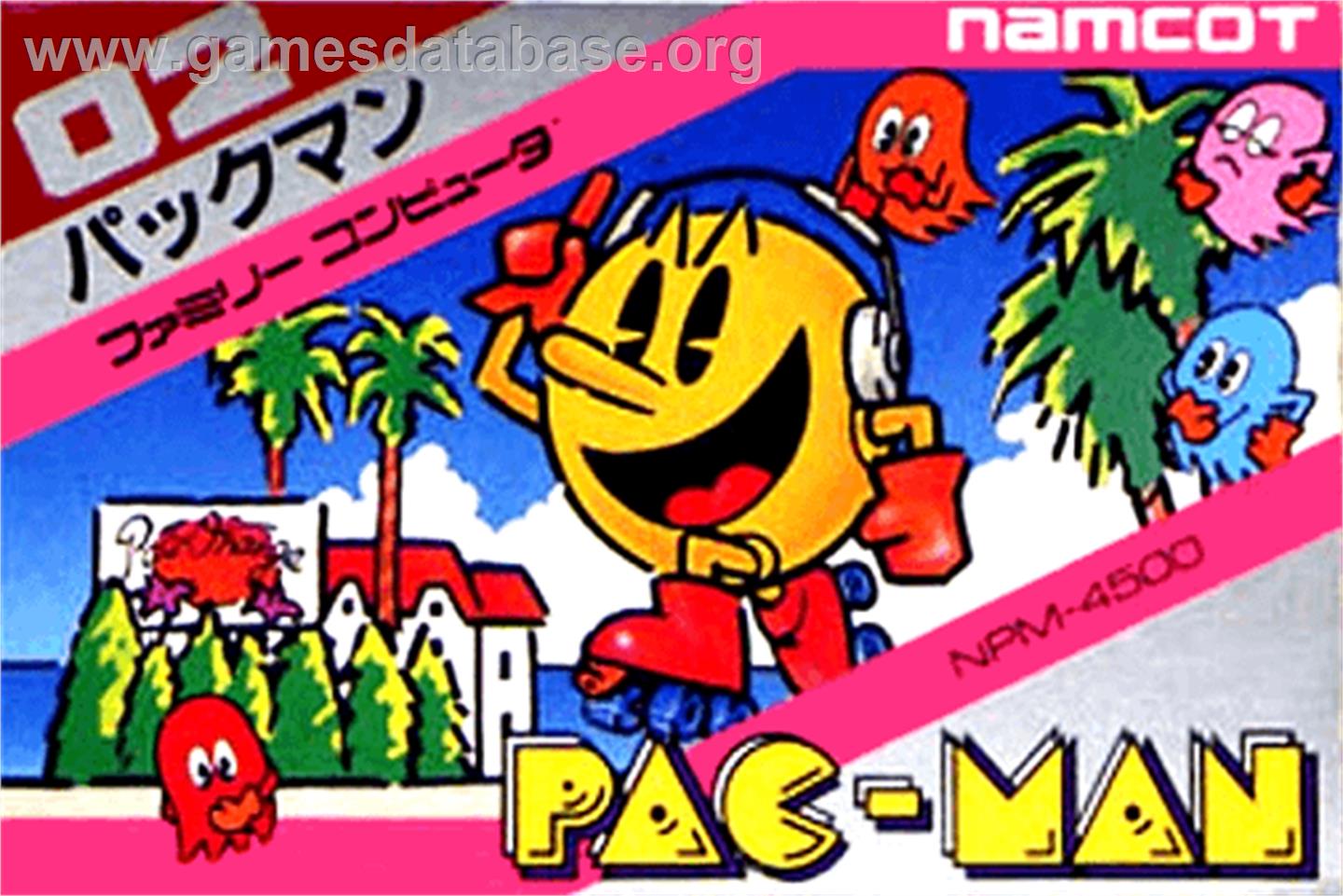 Pac-Man - Nintendo NES - Artwork - Box