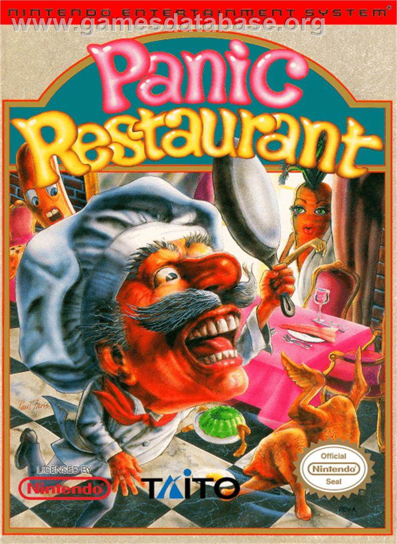 Panic Restaurant - Nintendo NES - Artwork - Box