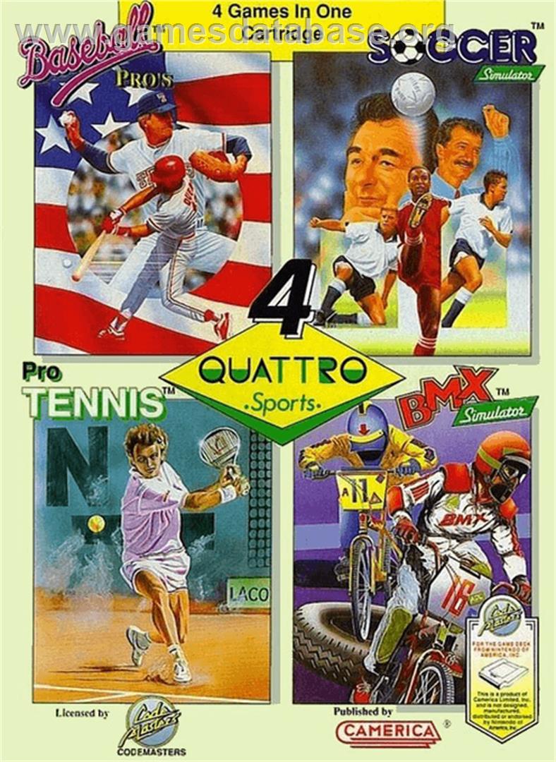 Quattro Sports - Nintendo NES - Artwork - Box