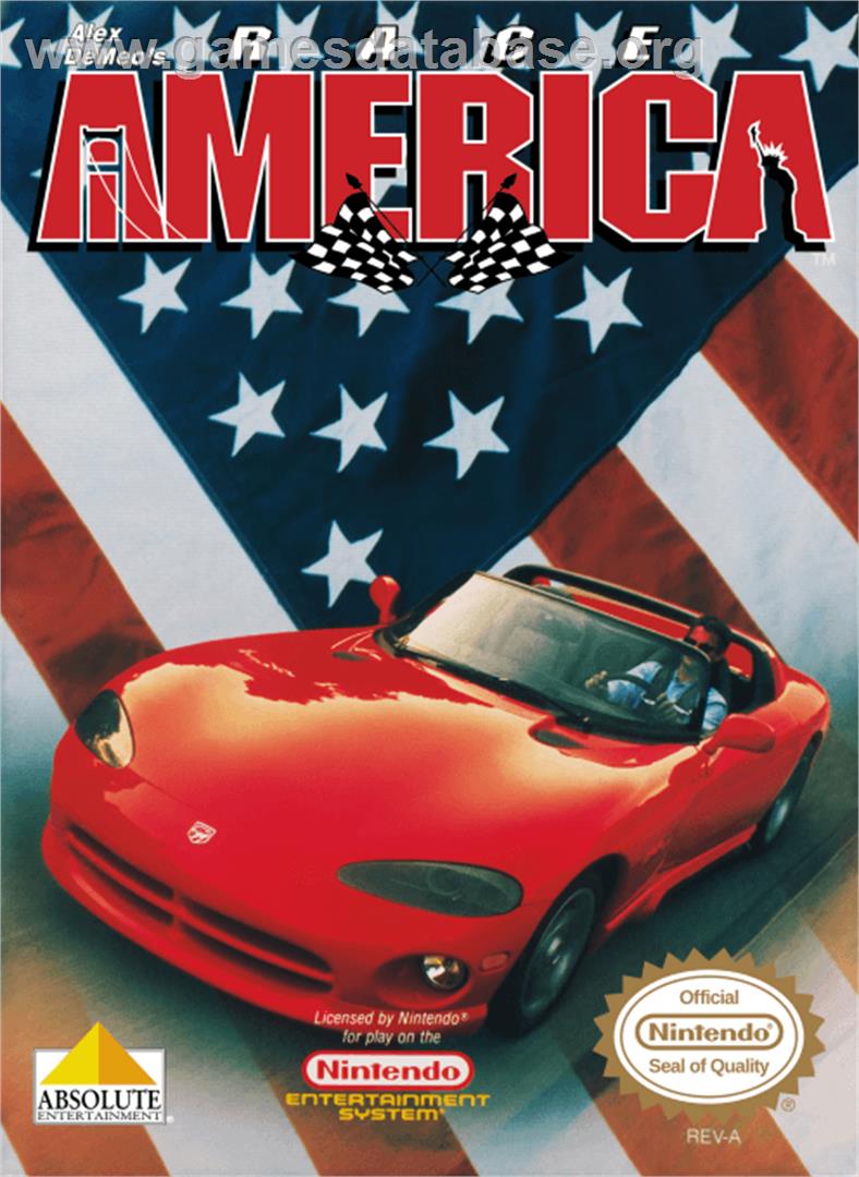 Race America - Nintendo NES - Artwork - Box